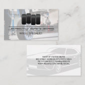 タイヤ・ホイール・サービス | タイヤに取り組む人 名刺 (正面/裏面)