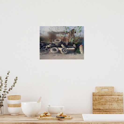 タイヤ ポスター (キッチン)