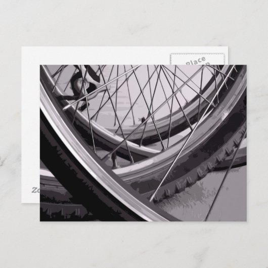 タイヤ ポストカード (正面/裏面)