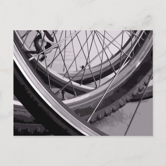 タイヤ ポストカード (正面)