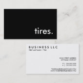 タイヤ 名刺 (正面/裏面)
