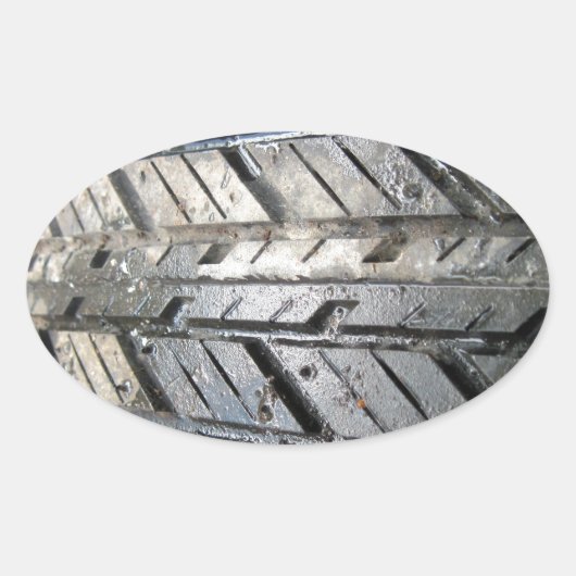 タイヤ 楕円形シール (正面)