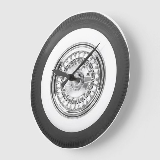 タイユニークヤデザイン付き壁時計 ラージ壁時計 (傾斜)