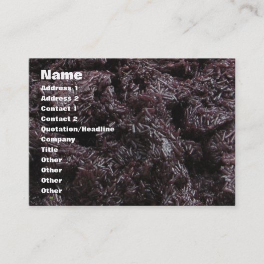 タイラオブラックライス[カオニアオダム] 名刺 (正面)