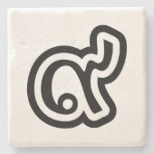 タイラッキーNumber 9 / 9 / ๙ (Gao/Kao)タイ ストーンコースター (正面)