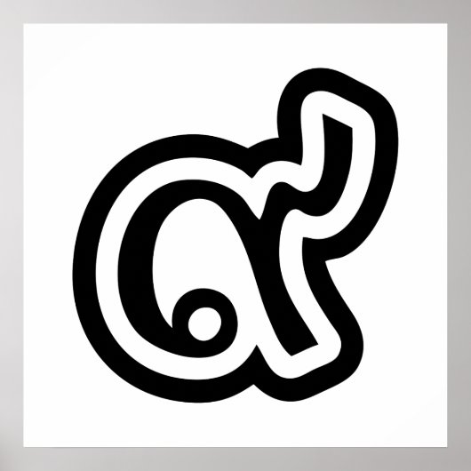 タイラッキーNumber 9 / 9 / ๙ (Gao/Kao)タイ ポスター (正面)