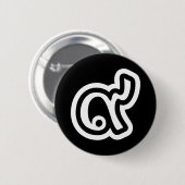 タイラッキーNumber 9 / 9 / ๙ (Gao/Kao)タイ 缶バッジ (正面&裏面)