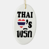 タイラブフリク（チリ） ❤タイ料理 セラミックオーナメント (右)