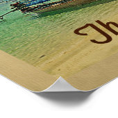 タイラポスターヴィンテージ旅行タイボート ポスター (角)