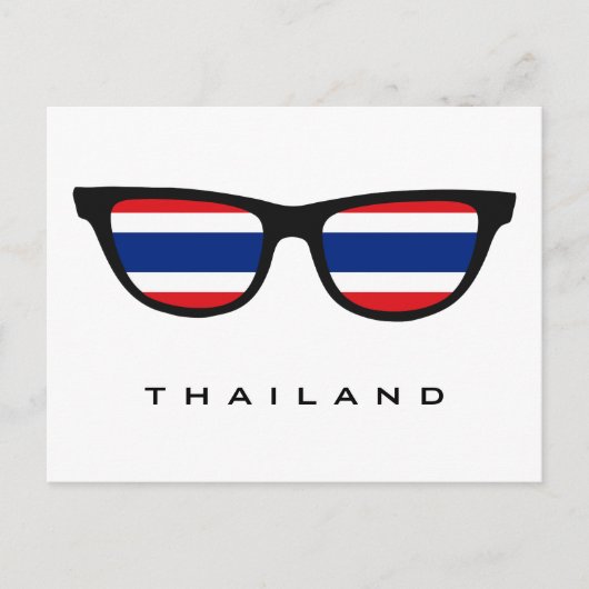 タイランドシェーズカスタム文字&カラーポストカード ポストカード (正面)