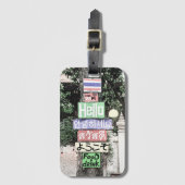 タイランドハローシンボルや象徴旅行 ラゲッジタグ (正面縦)