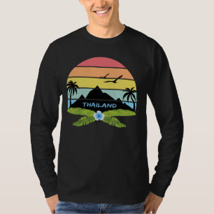 タイランドパームズアイランドビーチプーケットサムイパンガンS Tシャツ