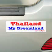 タイランドホーム バンパーステッカー (車上)