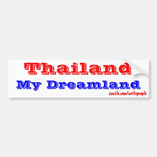 タイランドホーム バンパーステッカー (正面)