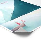 タイランドヴィンテージ旅行ポスター ポスター (角)