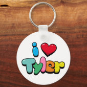 タイラーが大好き キーホルダー (正面)