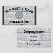 タイラーが必要…後を追 名刺 (正面/裏面)