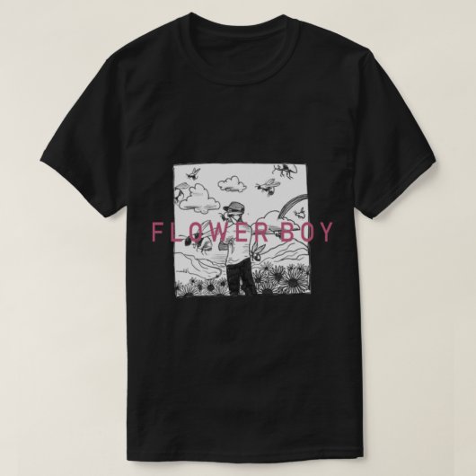 タイラーはクレーターの花の少年は宣言Clasi Tシャツ (デザイン正面)
