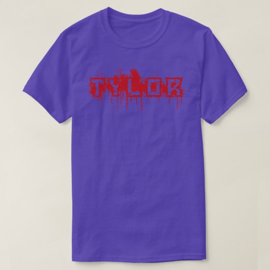 タイラー – ハロウィーンの仮装パーソナライズされた Tシャツ (デザイン正面)
