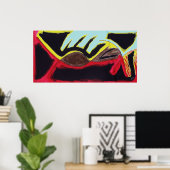 タイラー・マハフィーによる「心に」 ポスター (ホームオフィス)