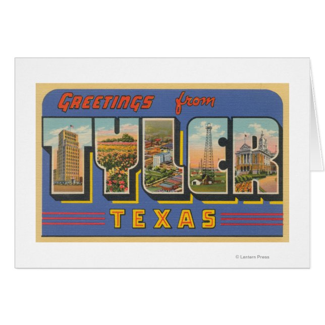 タイラー， TexasLarge Letter ScenesTyler, TX (正面横)