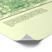 タイラーTXヴィンテージトッポの地図 ポスター (角)