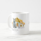 タイリッジバックウォーターカラードッグ コーヒーマグカップ (正面左)