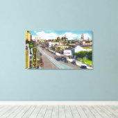 タイリユーシアターのサーフアベニュービュー キャンバスプリント (インサイチュ (ウッドフロア))