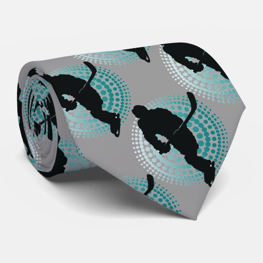 タイリングホッケーデザインネクタイ ネクタイ (ロール)