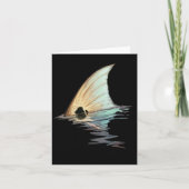 タイリングレッドフィッシュテールレッドドラムフィッシュシャツ カード (正面)