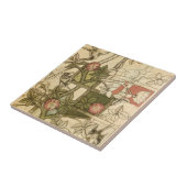 タイルとトレリスデザイン(William Morris著) タイル (側面)