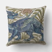 タイルのための「ドラゴン」のデザイン(w/c紙で) クッション (裏面)