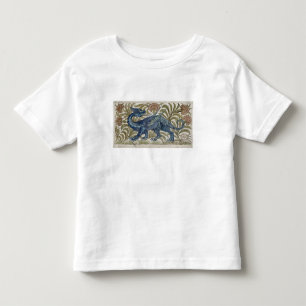 タイルのための「ドラゴン」のデザイン(w/c紙で) トドラーTシャツ