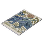 タイルのための「ドラゴン」のデザイン(w/c紙で) ノートブック (左側)