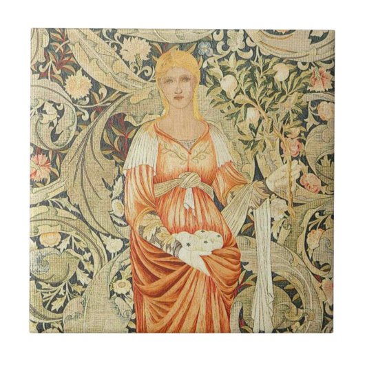 タイルのウィリアム・モリスの壁紙のデザイン タイル (正面)