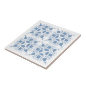 タイルのケルト族の船員の結び目は揚げ綱の海の青をロープをかけます タイル (側面)