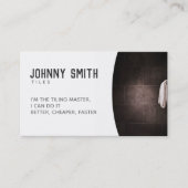 タイルのスローガンの名刺 名刺 (正面)