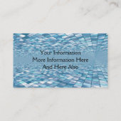 タイルのモザイク模様の名刺 名刺 (裏面)