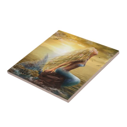 タイルの人魚/2/ タイル (側面)