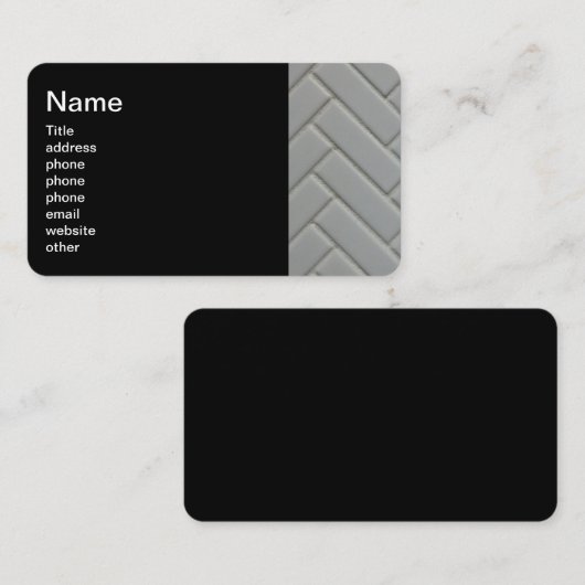 タイルの取付人 名刺 (正面/裏面)
