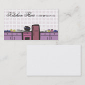 タイルの台所料理のトマトソースの名刺 名刺 (正面/裏面)