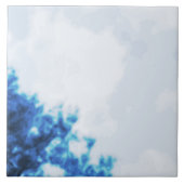 タイルの壁のデルフトの青い田園ボート場面- A4 タイル (正面)