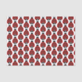 タイルの小さなラディバグの女の子のパーティー組織 薄葉紙 (正面)