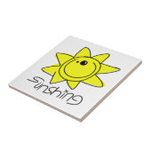 タイルの極度のかわいい日光のグラフィック タイル (側面)