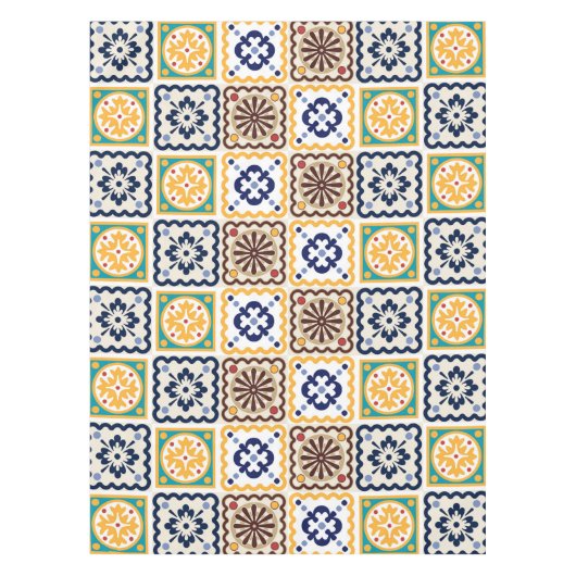 タイルの組み合わせパターン テーブルクロス (正面)