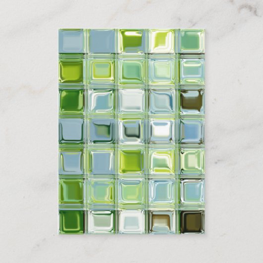 タイルの芸術の不朽のカスタムな名刺 名刺 (正面)