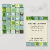 タイルの芸術の不朽のカスタムな名刺 名刺 (正面/裏面)