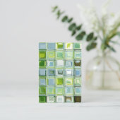 タイルの芸術の不朽のカスタムな名刺 名刺 (スタンド正面)