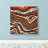 タイルの12"x12"抽象芸術 キャンバスプリント (インサイチュ (ウッドフロア))