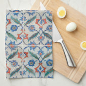 タイルのBath手タオル、タイルの一見! キッチンタオル (四つ折り)